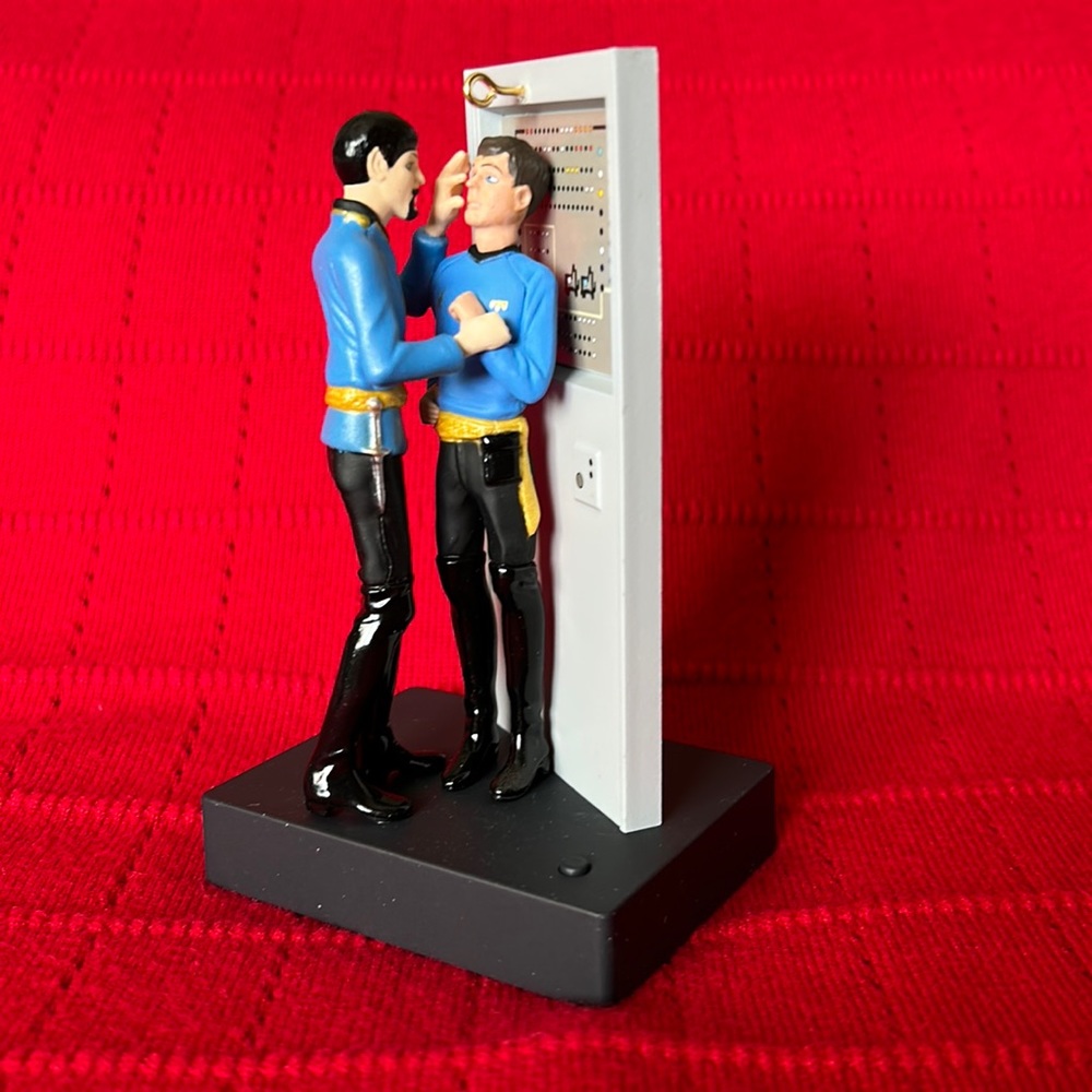 Star Trek original series Hallmark ornament “Mirror, Mirror”. Spock and McCoy
